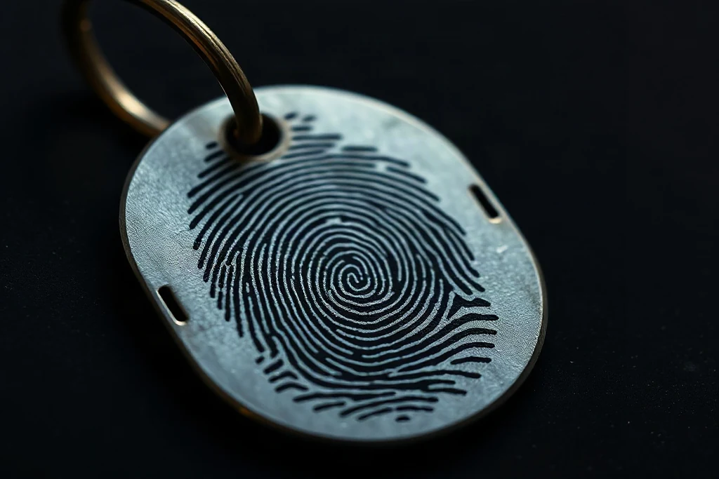 Cadeado metálico sobre mesa ao lado de celular