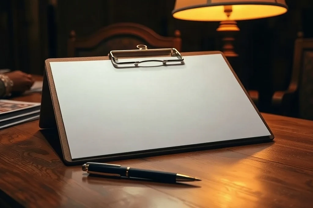 Documento de identidade e smartphone sobre mesa