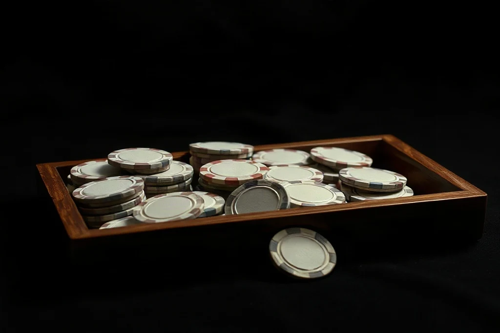 Dealer distribuindo cartas em mesa de blackjack